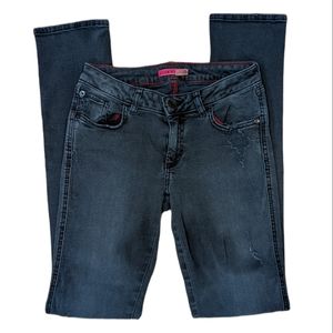 Alice + Olivia Black Distressed Jeans